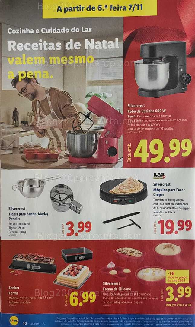 Antevisão Folheto LIDL Bazar Promoções de 3 a 13 novembro