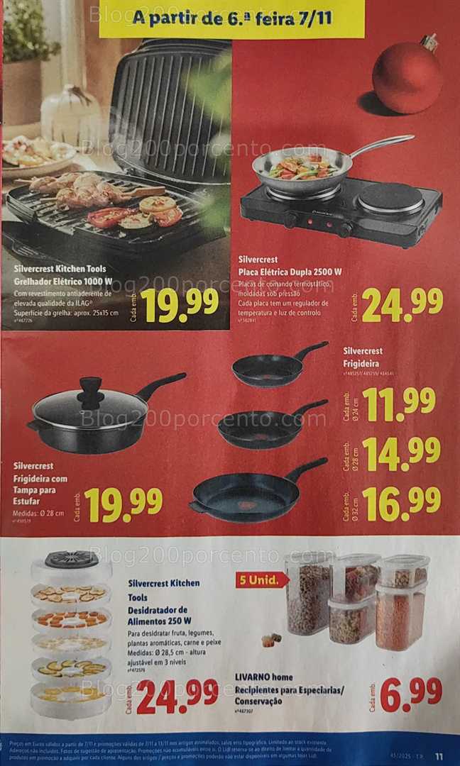 Antevisão Folheto LIDL Bazar Promoções de 3 a 13 novembro
