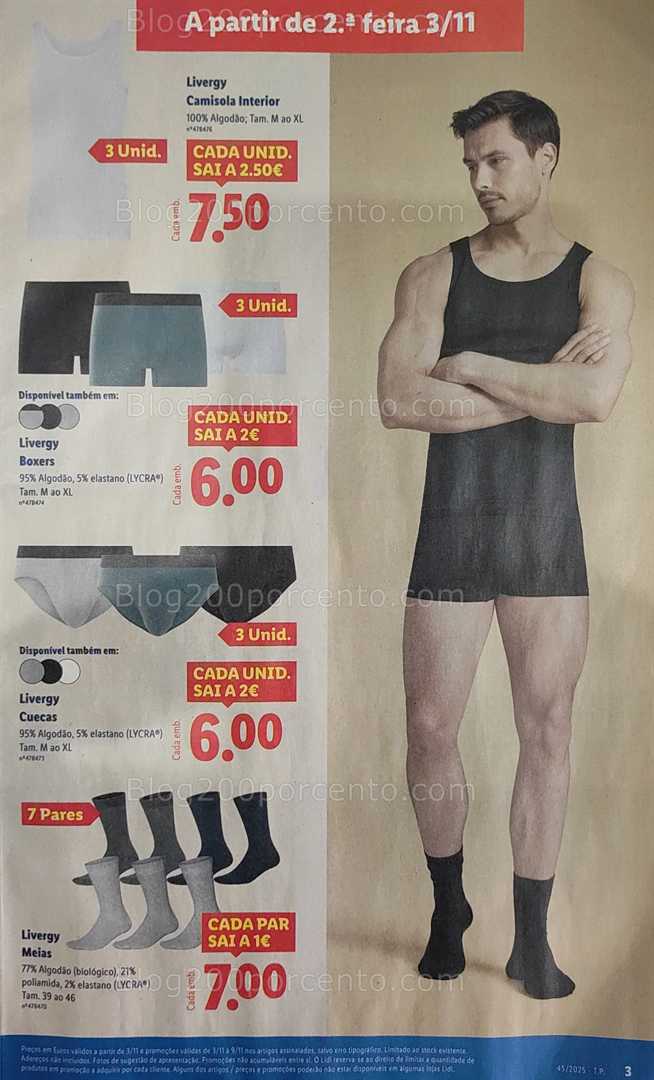 Antevisão Folheto LIDL Bazar Promoções de 3 a 13 novembro