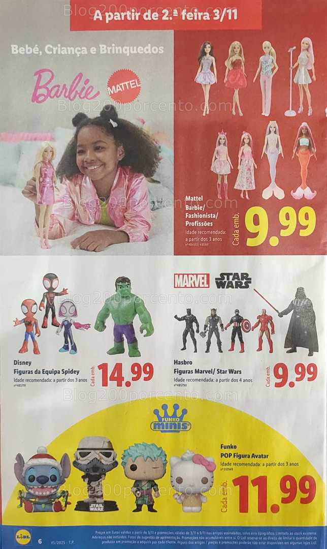 Antevisão Folheto LIDL Bazar Promoções de 3 a 13 novembro