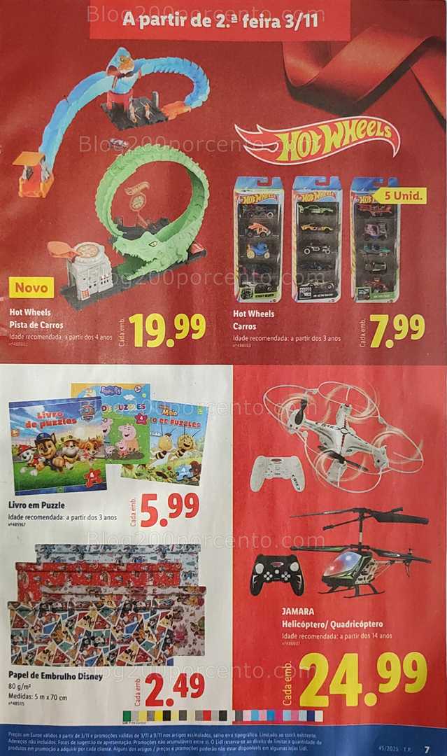 Antevisão Folheto LIDL Bazar Promoções de 3 a 13 novembro