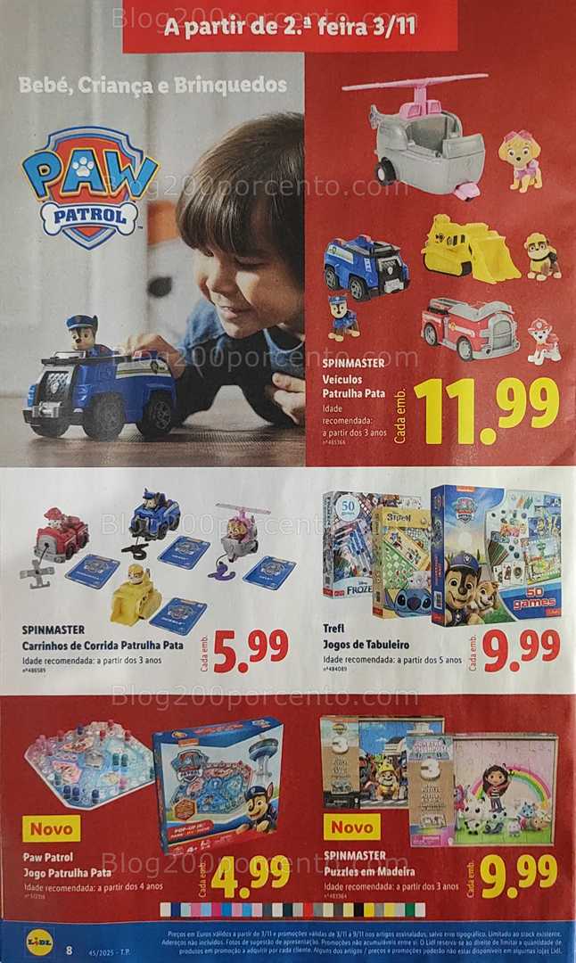 Antevisão Folheto LIDL Bazar Promoções de 3 a 13 novembro