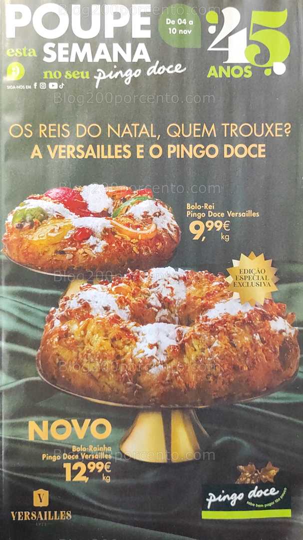 Antevisão Folheto PINGO DOCE Promoções de 4 a 10 novembro