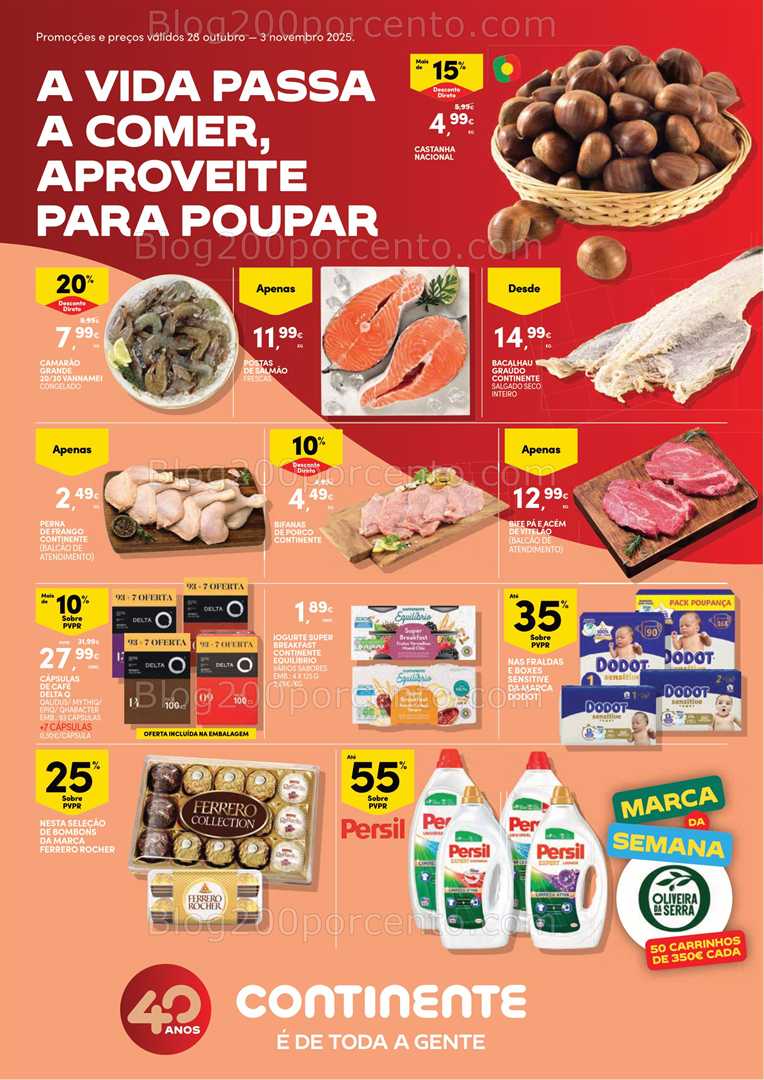 Antevisão Folheto CONTINENTE Promoções de 28 outubro a 3 novembro - Edição Digital
