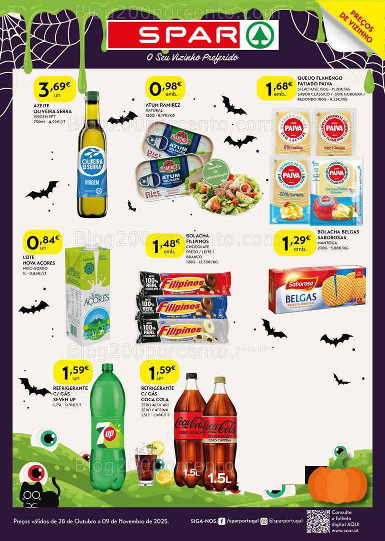 Antevisão Folheto SPAR Promoções de 28 outubro a 9 novembro