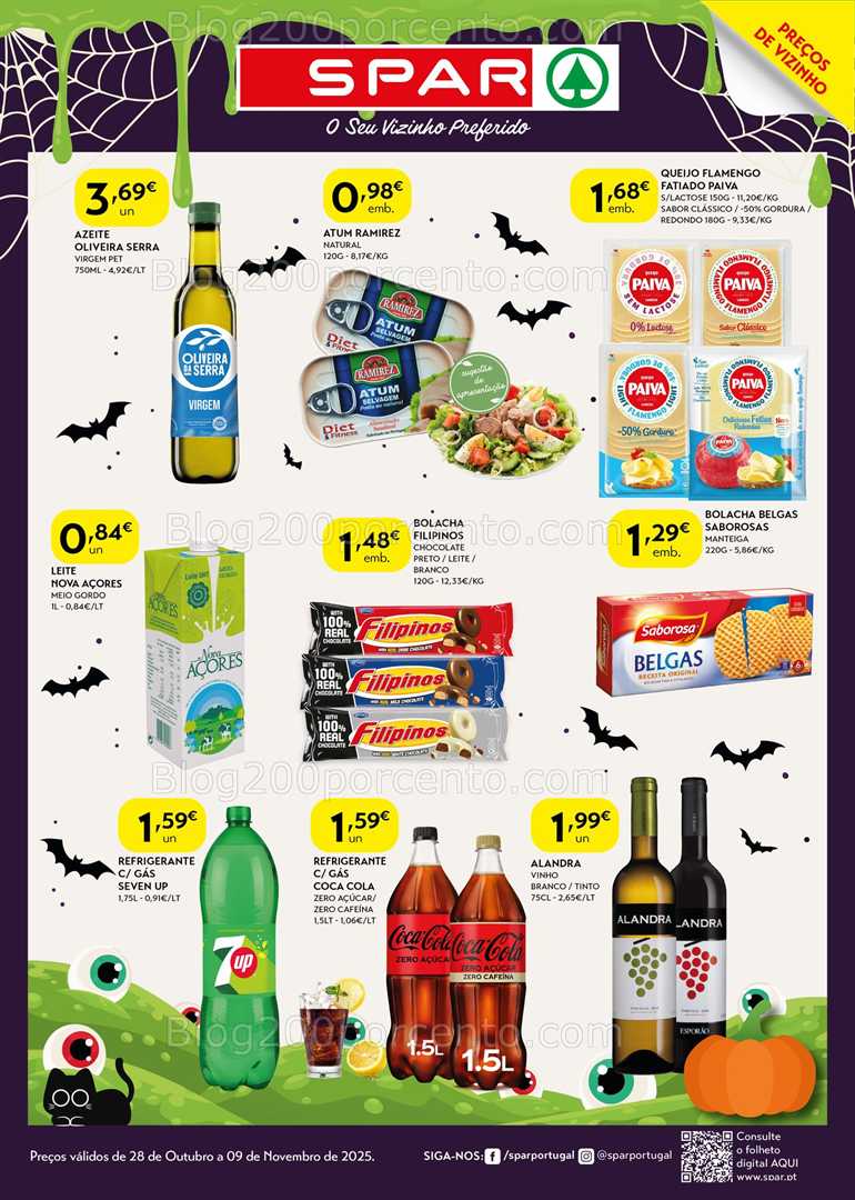 Antevisão Folheto SPAR Promoções de 28 outubro a 9 novembro