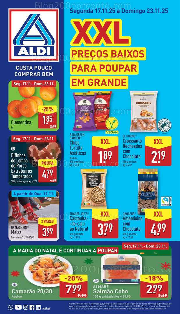 Antevisão Folheto ALDI Promoções de 17 a 23 novembro - Edição Digital