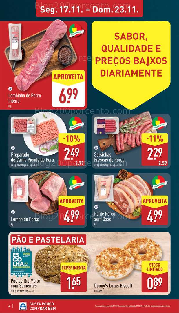 Antevisão Folheto ALDI Promoções de 17 a 23 novembro - Edição Digital
