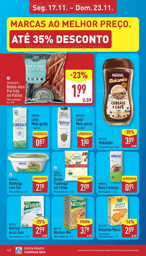 Antevisão Folheto ALDI Promoções de 17 a 23 novembro - Edição Digital