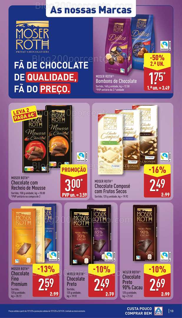 Antevisão Folheto ALDI Promoções de 17 a 23 novembro - Edição Digital