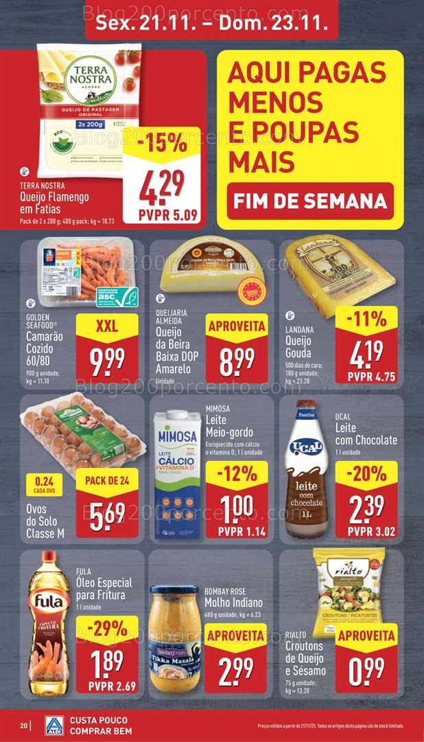 Antevisão Folheto ALDI Promoções de 17 a 23 novembro - Edição Digital