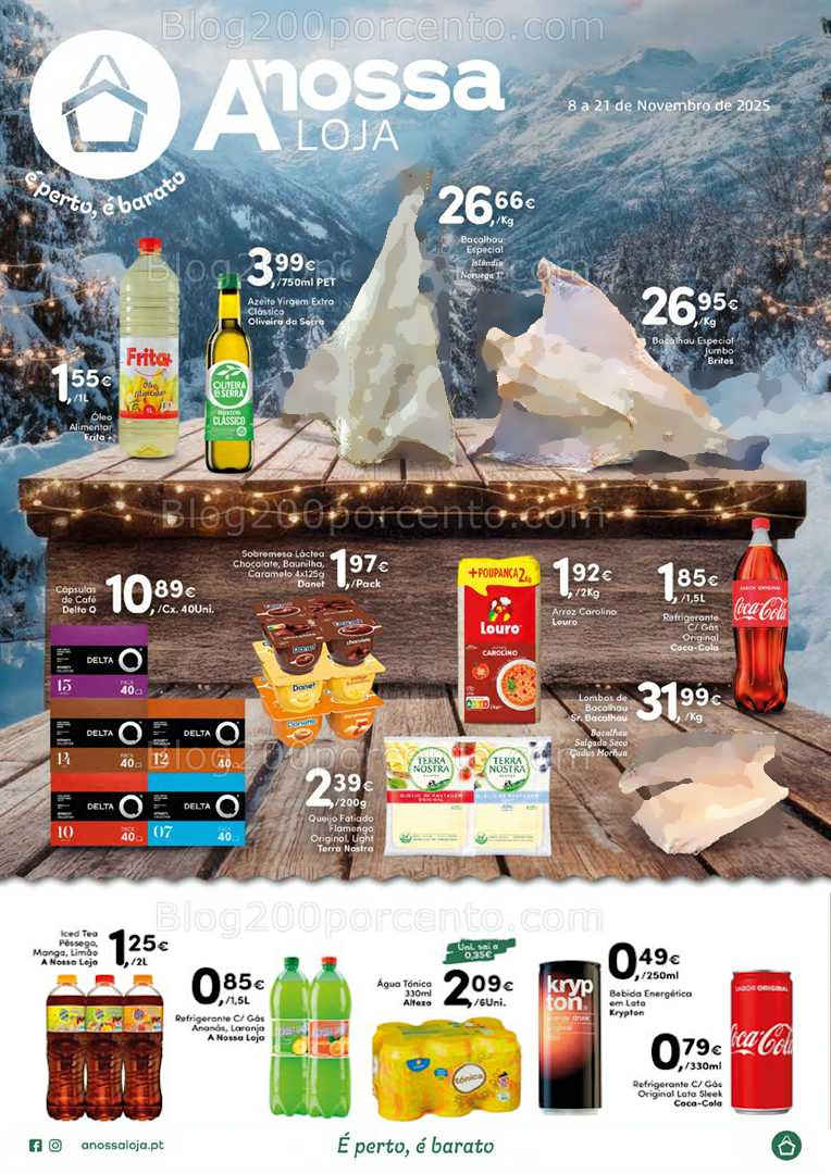 Antevisão Folheto A NOSSA LOJA Promoções de 8 a 21 novembro