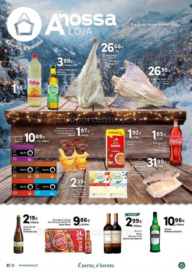 Antevisão Folheto A NOSSA LOJA Promoções de 8 a 21 novembro