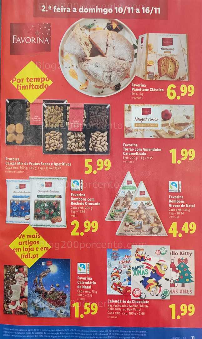 Antevisão Folheto LIDL Promoções de 10 a 16 novembro