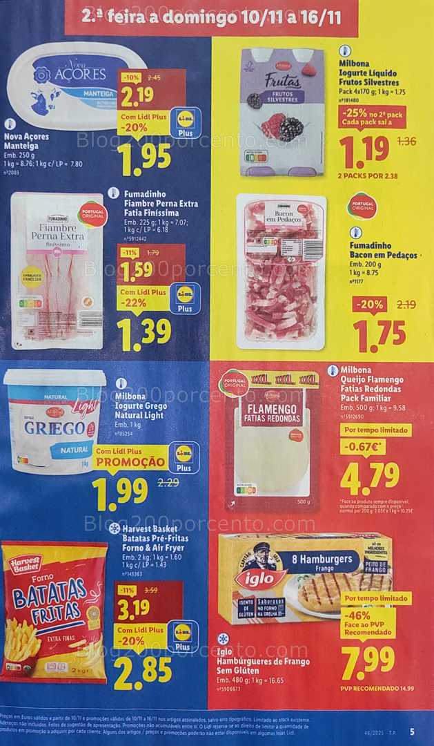 Antevisão Folheto LIDL Promoções de 10 a 16 novembro