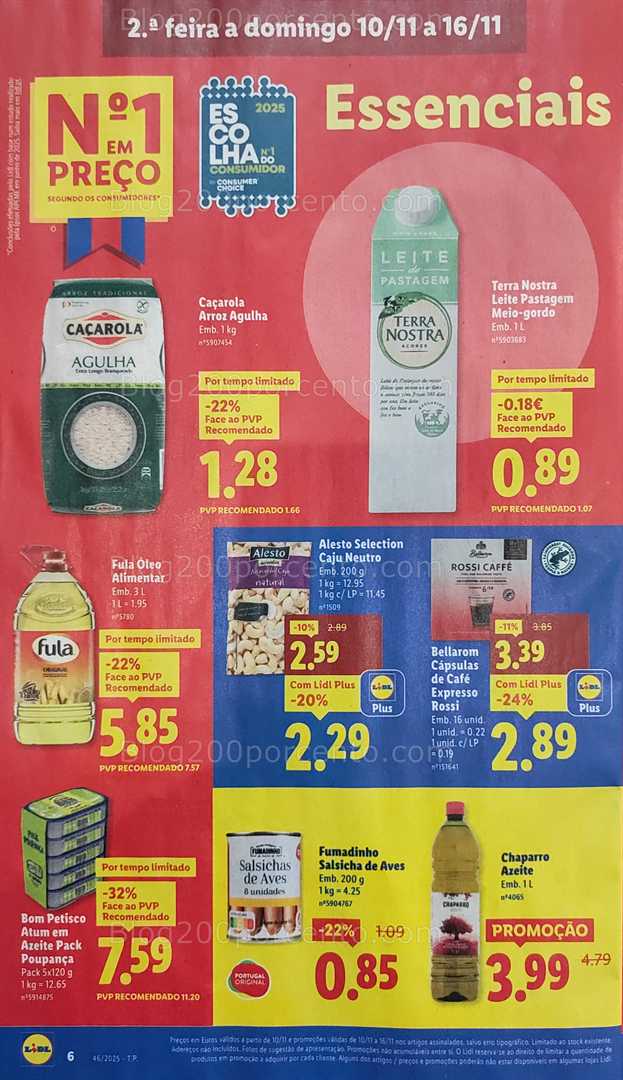 Antevisão Folheto LIDL Promoções de 10 a 16 novembro