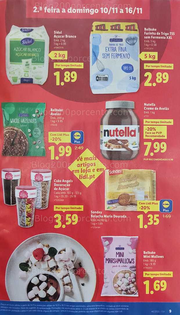 Antevisão Folheto LIDL Promoções de 10 a 16 novembro