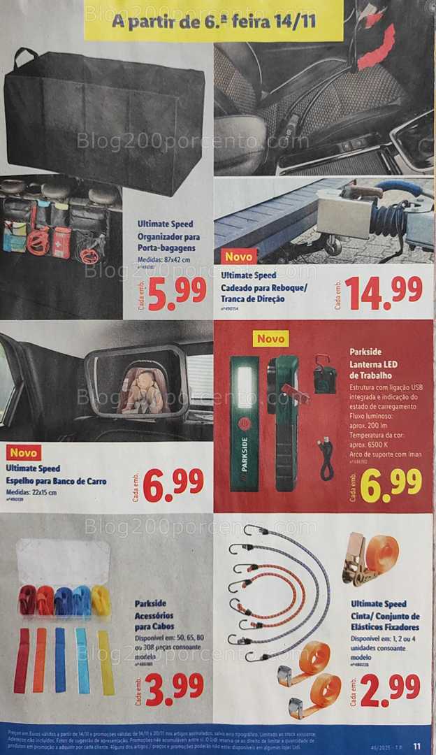 Antevisão Folheto LIDL Bazar Promoções de 10 a 20 novembro