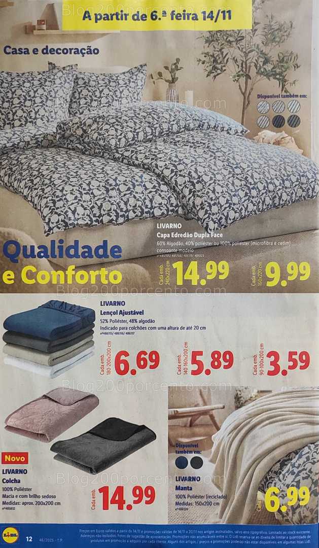 Antevisão Folheto LIDL Bazar Promoções de 10 a 20 novembro