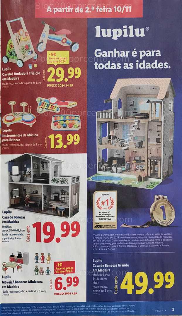 Antevisão Folheto LIDL Bazar Promoções de 10 a 20 novembro