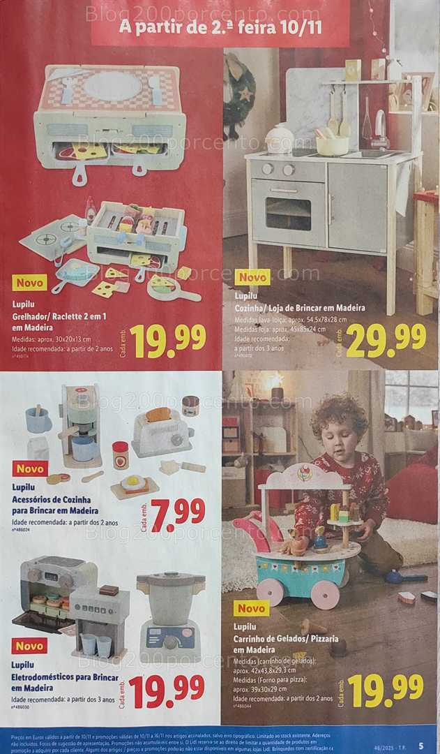 Antevisão Folheto LIDL Bazar Promoções de 10 a 20 novembro