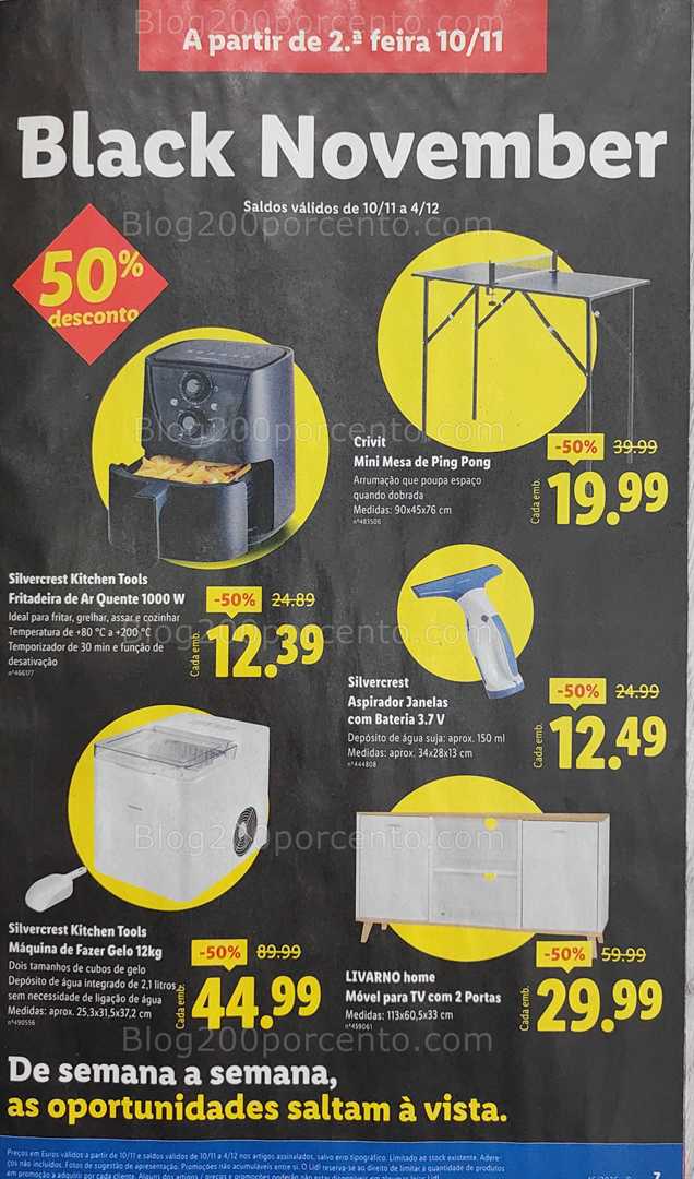 Antevisão Folheto LIDL Bazar Promoções de 10 a 20 novembro