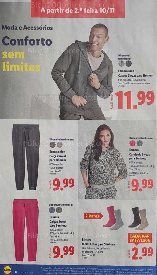 Antevisão Folheto LIDL Bazar Promoções de 10 a 20 novembro