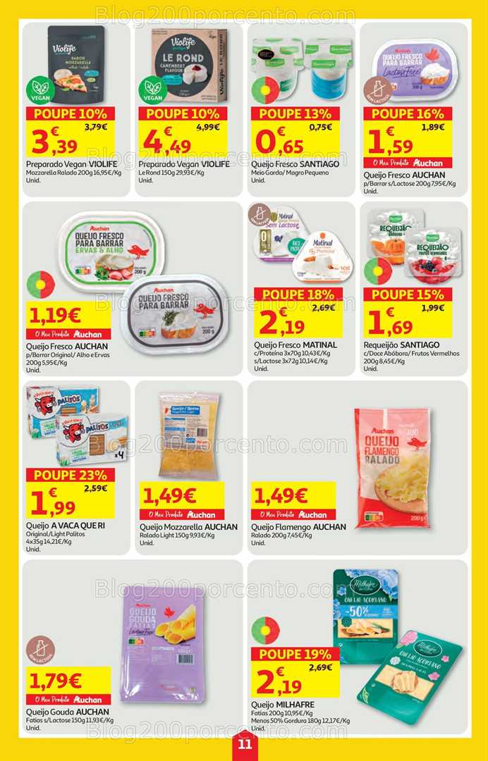 Antevisão Folheto AUCHAN Super Poupança Promoções de 13 a 19 novembro
