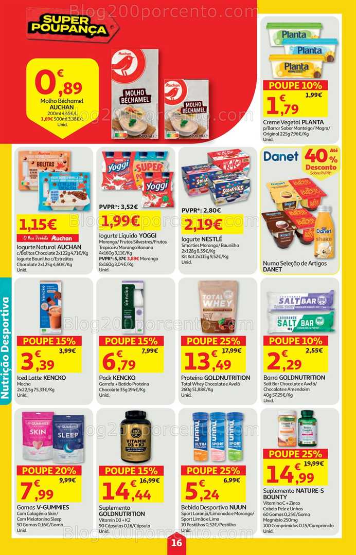 Antevisão Folheto AUCHAN Super Poupança Promoções de 13 a 19 novembro