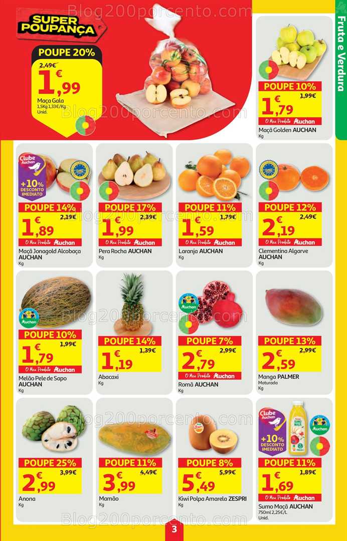 Antevisão Folheto AUCHAN Super Poupança Promoções de 13 a 19 novembro