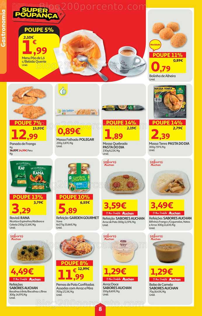 Antevisão Folheto AUCHAN Super Poupança Promoções de 13 a 19 novembro