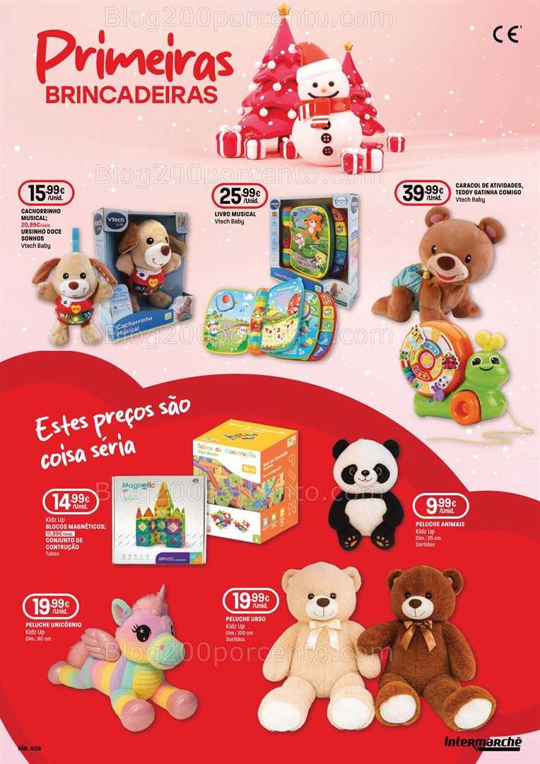 Antevisão Folheto INTERMARCHÉ Super Brinquedos Promoções de 13 novembro a 24 dezembro
