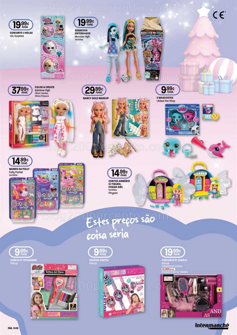 Antevisão Folheto INTERMARCHÉ Super Brinquedos Promoções de 13 novembro a 24 dezembro