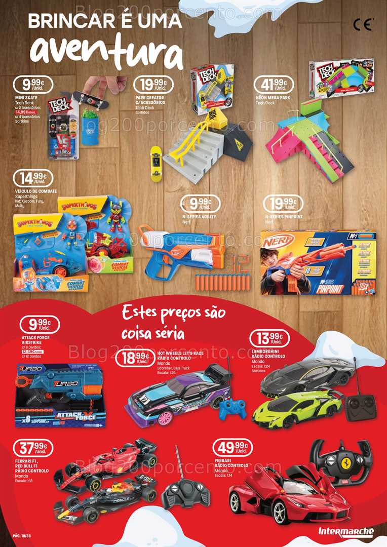 Antevisão Folheto INTERMARCHÉ Super Brinquedos Promoções de 13 novembro a 24 dezembro