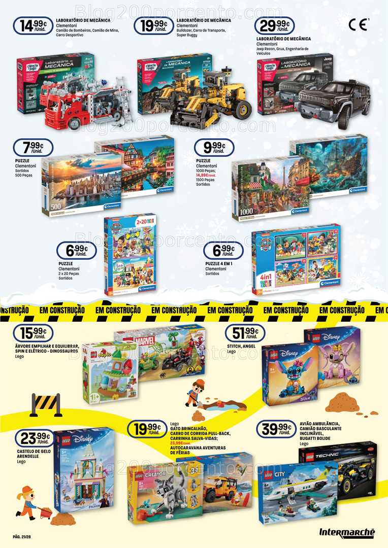 Antevisão Folheto INTERMARCHÉ Super Brinquedos Promoções de 13 novembro a 24 dezembro