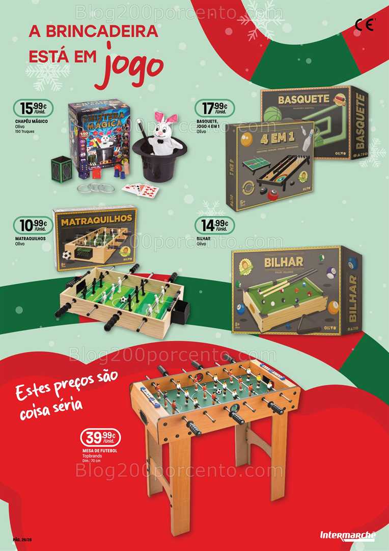 Antevisão Folheto INTERMARCHÉ Super Brinquedos Promoções de 13 novembro a 24 dezembro