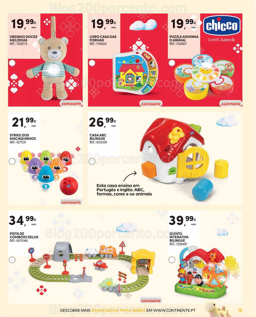 Antevisão Folheto CONTINENTE Catálogo de Brinquedos Natal Promoções de 13 novembro a 7 dezembro