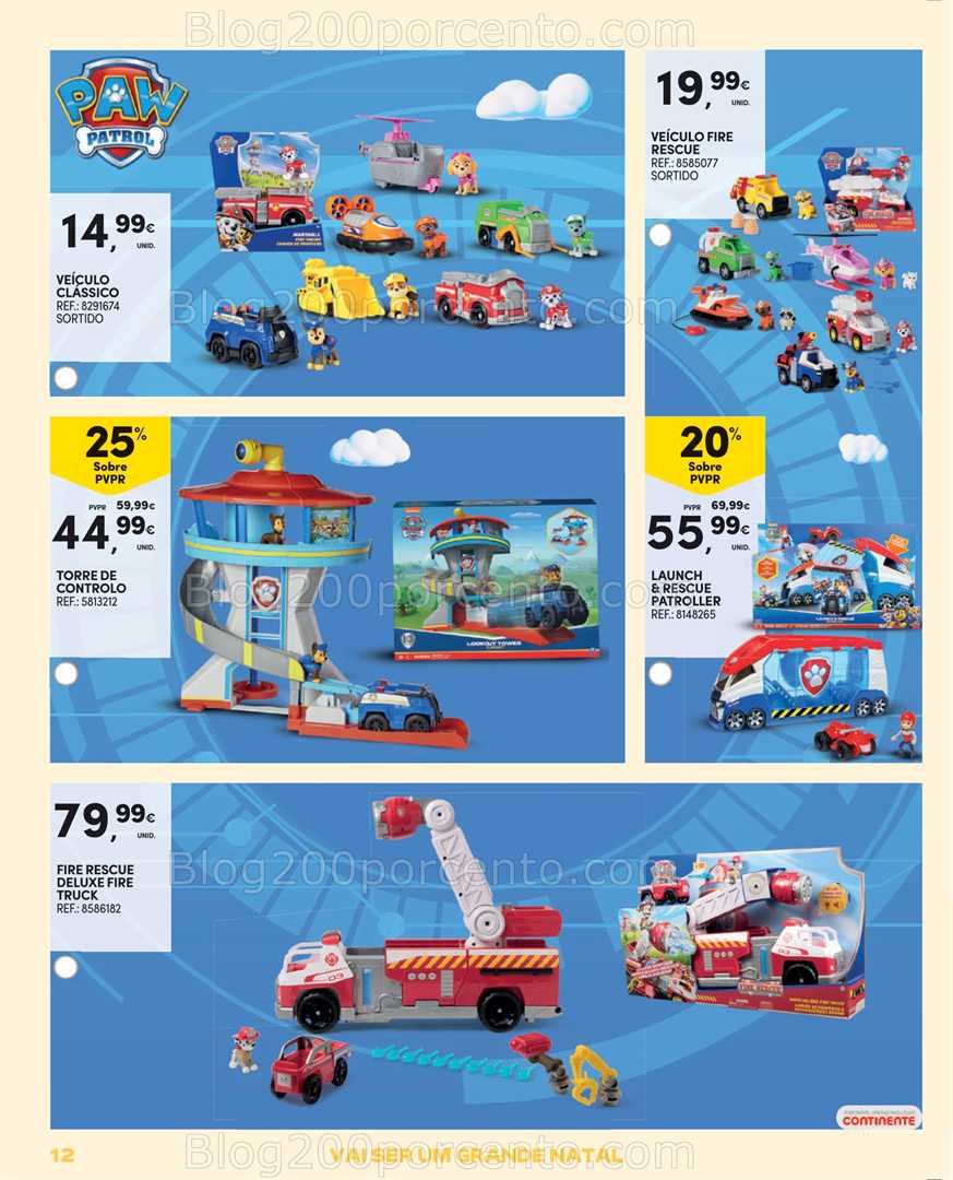 Antevisão Folheto CONTINENTE Catálogo de Brinquedos Natal Promoções de 13 novembro a 7 dezembro