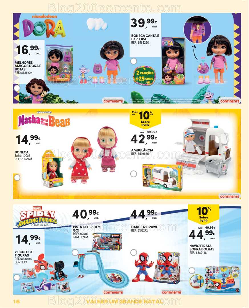 Antevisão Folheto CONTINENTE Catálogo de Brinquedos Natal Promoções de 13 novembro a 7 dezembro