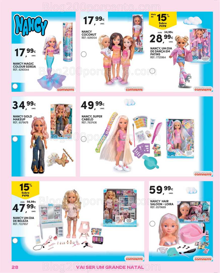 Antevisão Folheto CONTINENTE Catálogo de Brinquedos Natal Promoções de 13 novembro a 7 dezembro