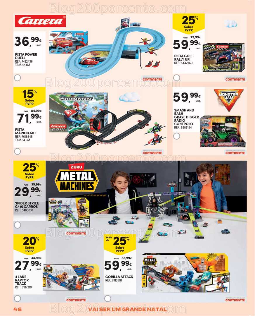 Antevisão Folheto CONTINENTE Catálogo de Brinquedos Natal Promoções de 13 novembro a 7 dezembro