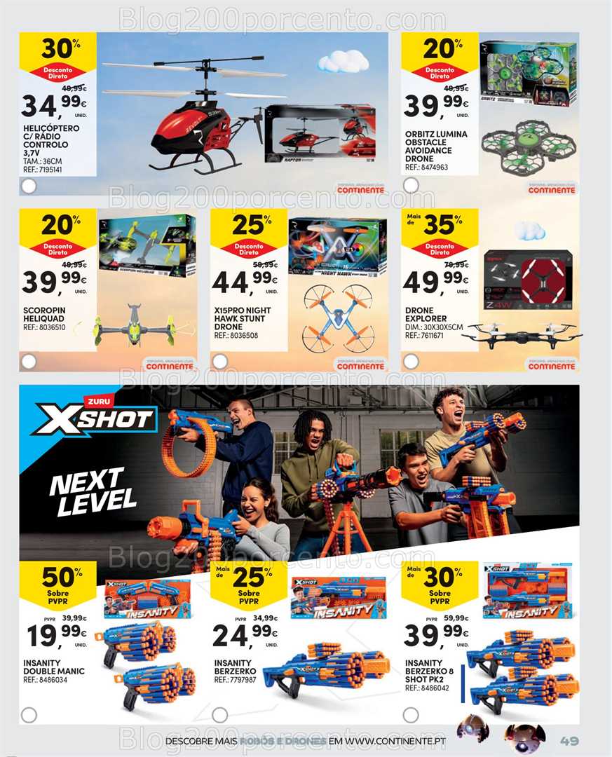 Antevisão Folheto CONTINENTE Catálogo de Brinquedos Natal Promoções de 13 novembro a 7 dezembro