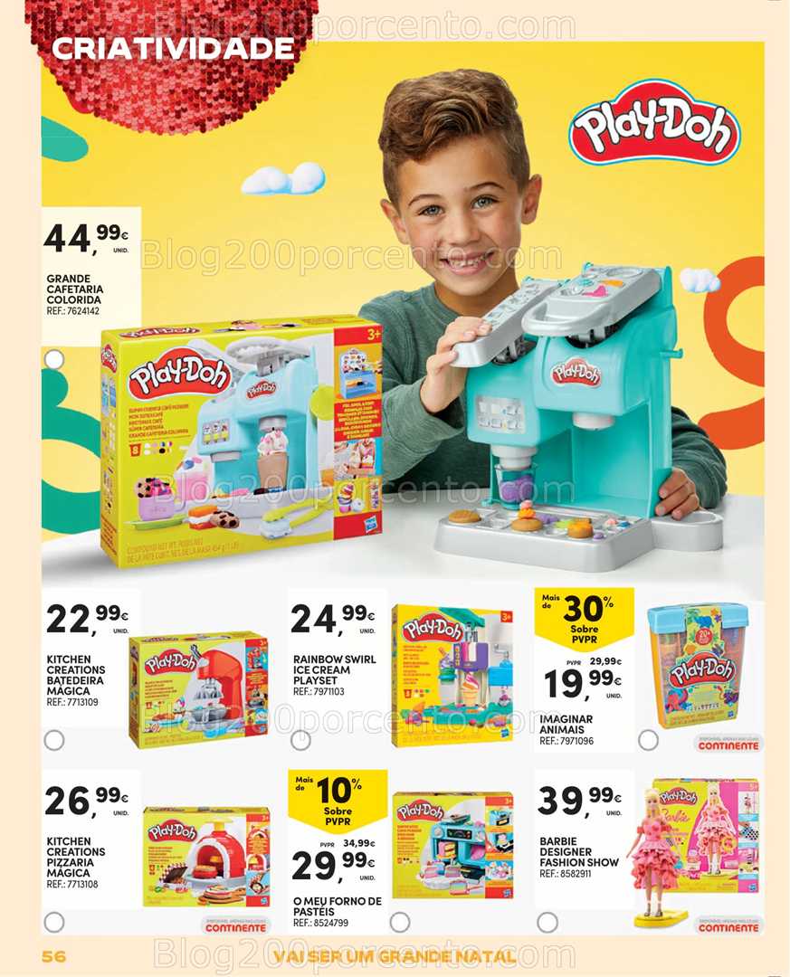 Antevisão Folheto CONTINENTE Catálogo de Brinquedos Natal Promoções de 13 novembro a 7 dezembro