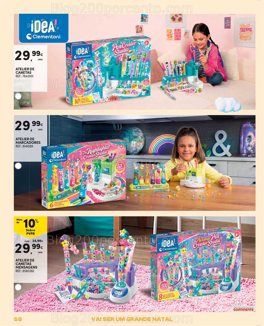 Antevisão Folheto CONTINENTE Catálogo de Brinquedos Natal Promoções de 13 novembro a 7 dezembro