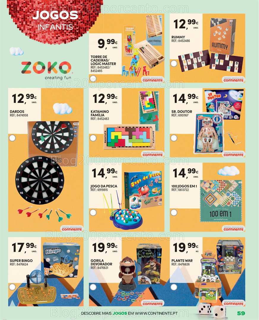 Antevisão Folheto CONTINENTE Catálogo de Brinquedos Natal Promoções de 13 novembro a 7 dezembro