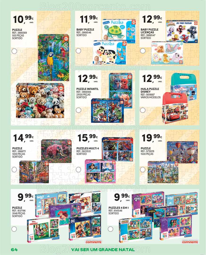 Antevisão Folheto CONTINENTE Catálogo de Brinquedos Natal Promoções de 13 novembro a 7 dezembro