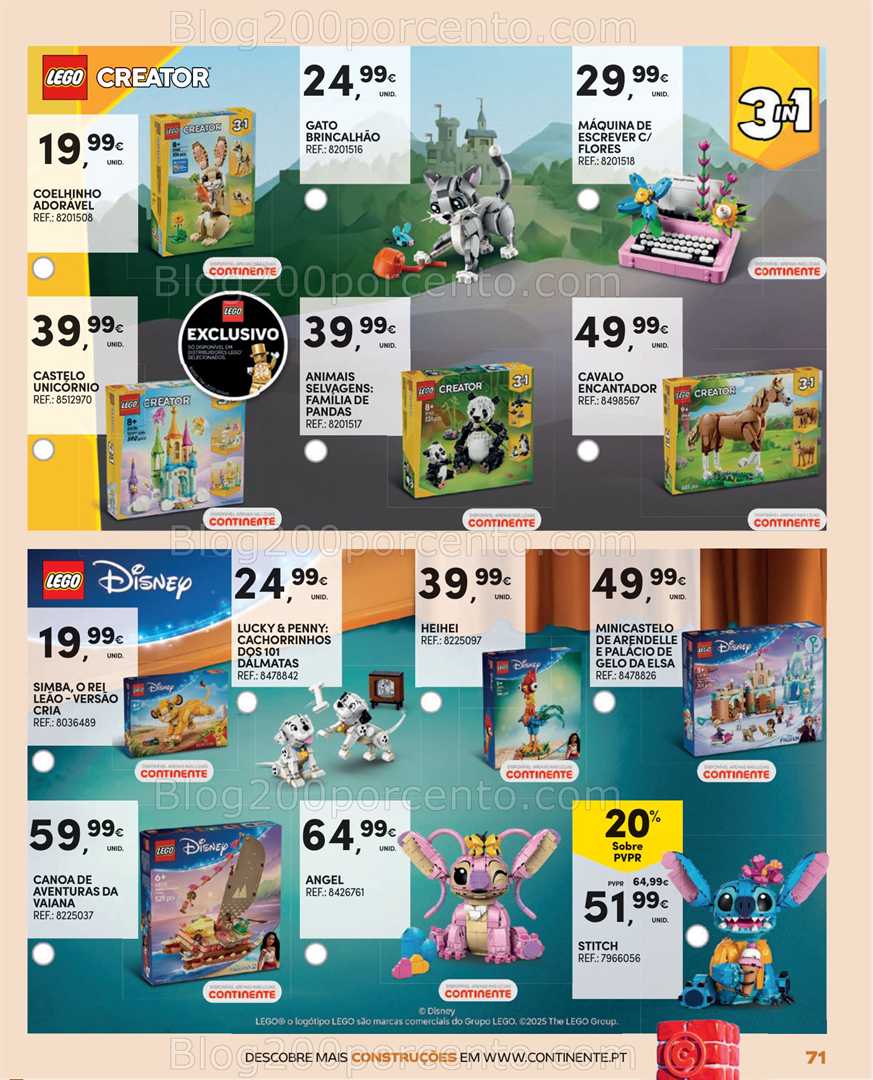 Antevisão Folheto CONTINENTE Catálogo de Brinquedos Natal Promoções de 13 novembro a 7 dezembro