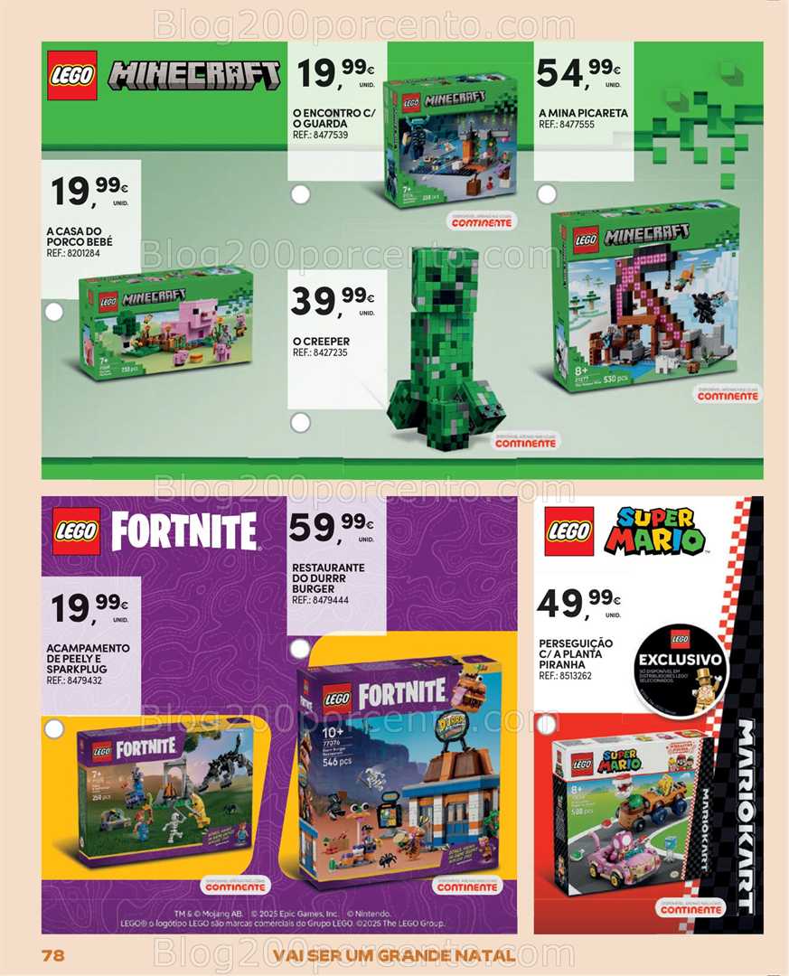 Antevisão Folheto CONTINENTE Catálogo de Brinquedos Natal Promoções de 13 novembro a 7 dezembro