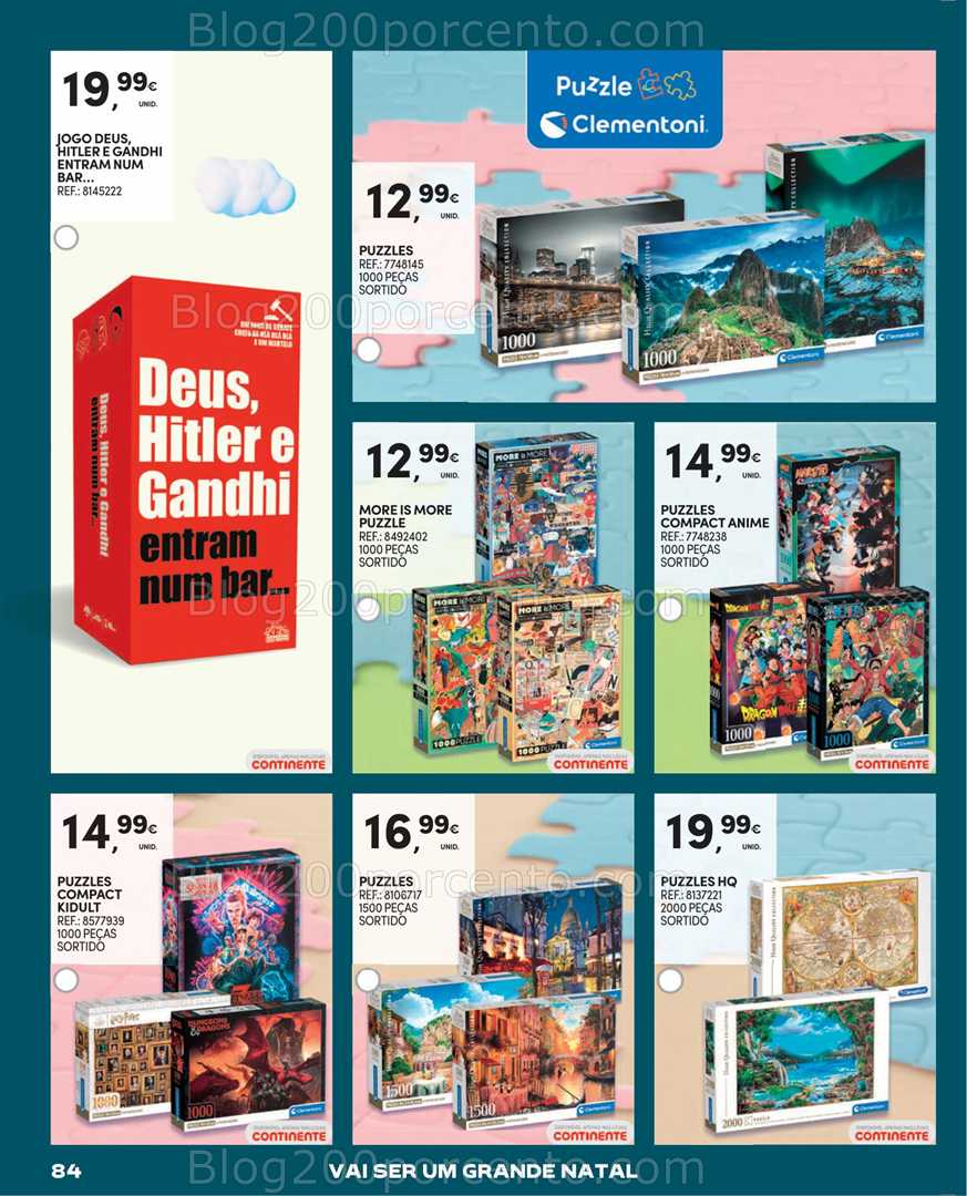 Antevisão Folheto CONTINENTE Catálogo de Brinquedos Natal Promoções de 13 novembro a 7 dezembro