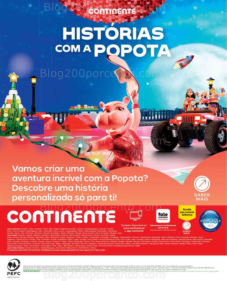 Antevisão Folheto CONTINENTE Catálogo de Brinquedos Natal Promoções de 13 novembro a 7 dezembro